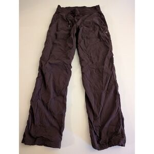 Lululemon Studio Pant IIl Size 8 Lined Purple Pinstripe Athletic Joggers Women